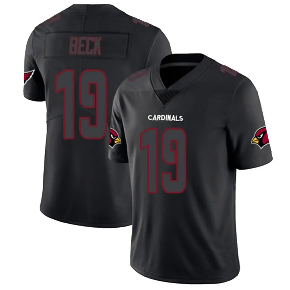 Elroe A.Cardinals #19 Carson Beck Player Black Impact Limited Home Game Stitched Jerseys