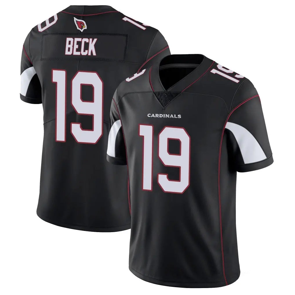 Elroe A.Cardinals #19 Carson Beck Player Black Vapor Limited Home Game Stitched Jerseys