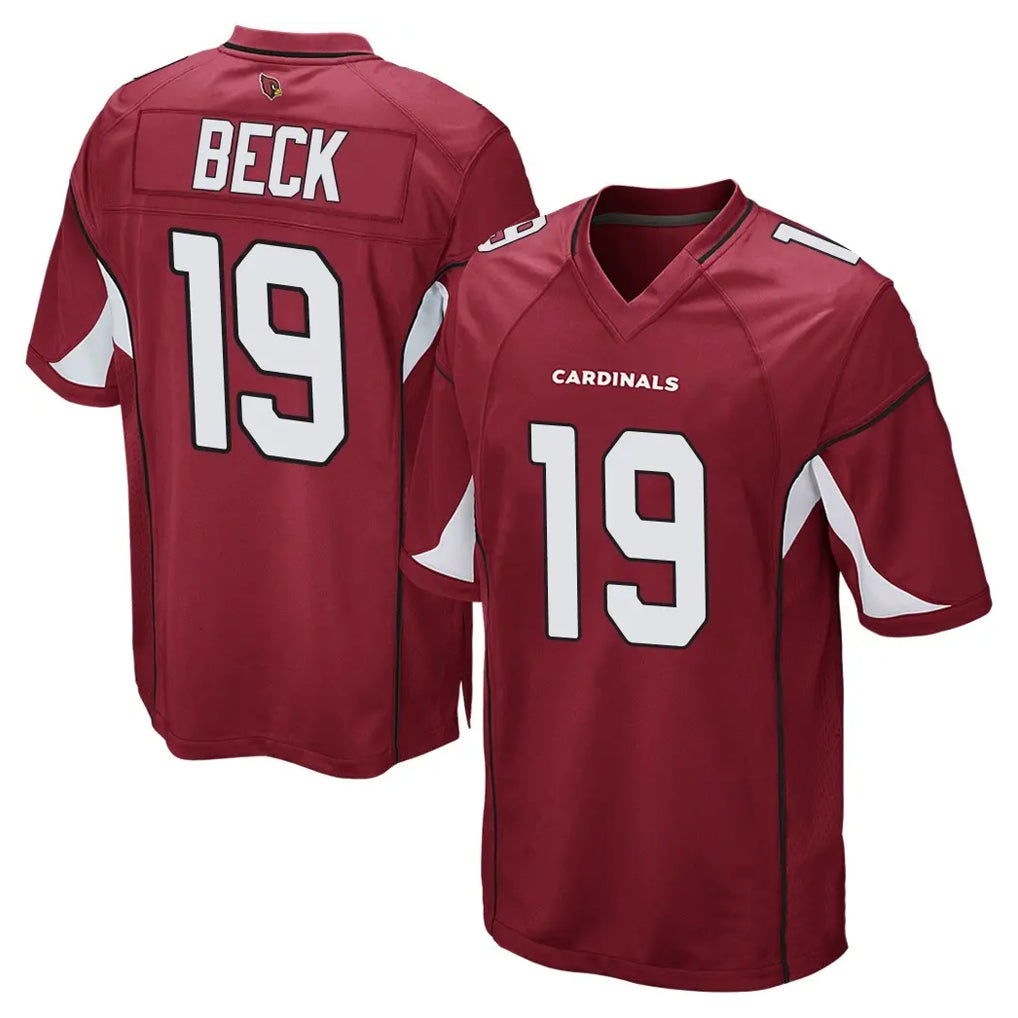 Elroe A.Cardinals #19 Carson Beck Player Cardinal Home Game Stitched Jerseys