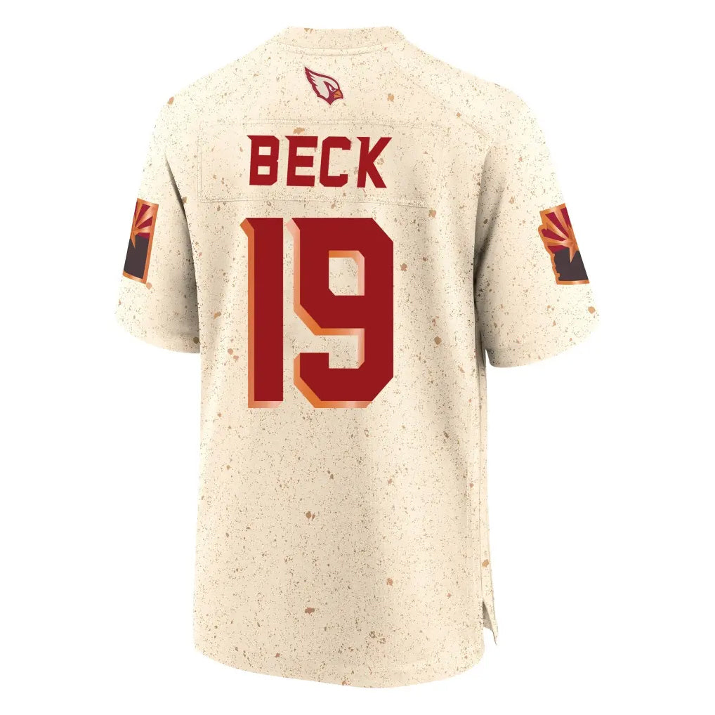 Elroe A.Cardinals #19 Carson Beck Player Cream Rivalries Collection Game Stitched Jerseys