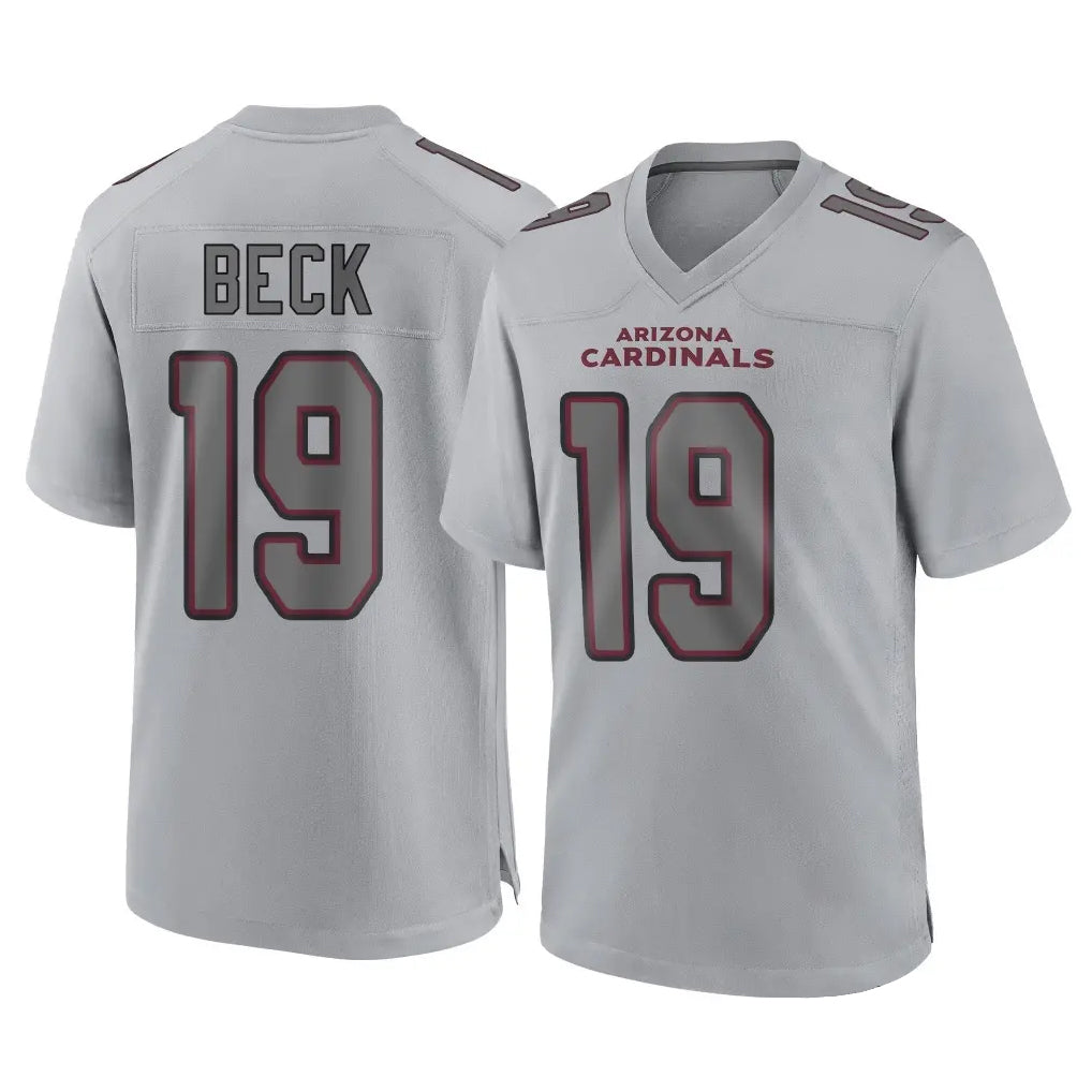 Elroe A.Cardinals #19 Carson Beck Player Gray Fashion Home Game Stitched Jerseys