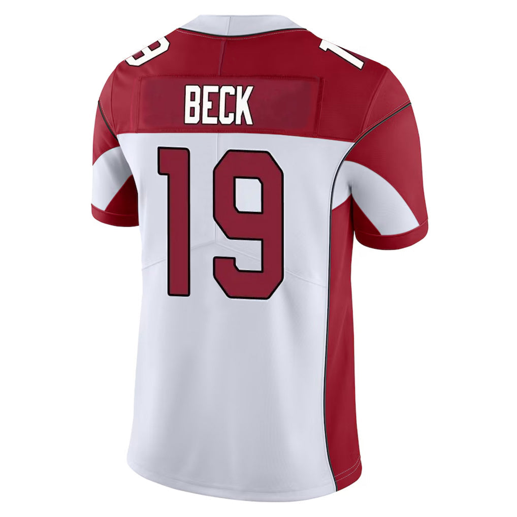 Elroe A.Cardinals #19 Carson Beck Player White Vapor Limited Home Game Stitched Jerseys