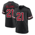 Elroe A.Cardinals #21 Garrett Williams Player Black Alternate Game Stitched Jerseys