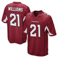 Elroe A.Cardinals #21 Garrett Williams Player Cardinal Home Game Stitched Jerseys