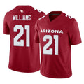 Elroe A.Cardinals #21 Garrett Williams Player Cardinal Vapor F.U.S.E. Limited Home Game Stitched Jerseys