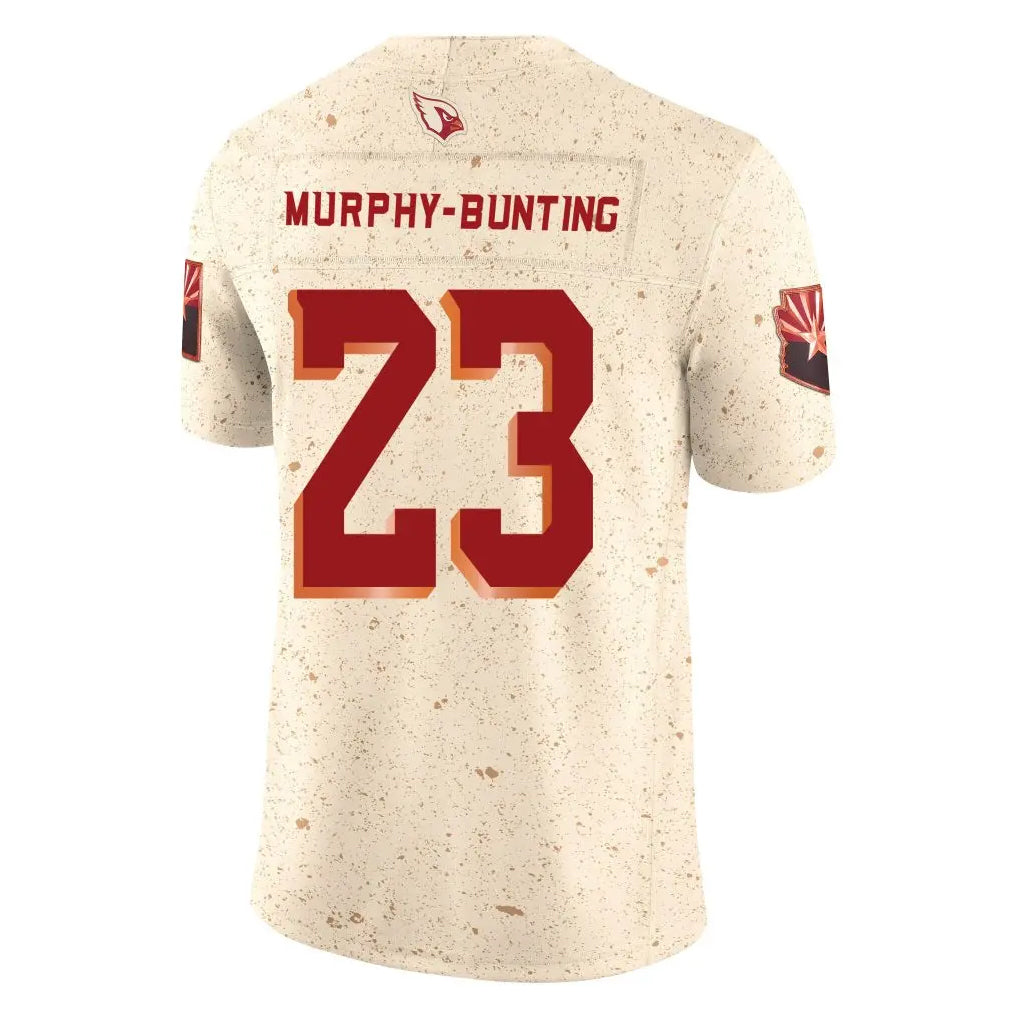 Elroe A.Cardinals #23 Sean Murphy-Bunting Player Cream Rivalries Collection Vapor Limited Home Game Stitched Jerseys