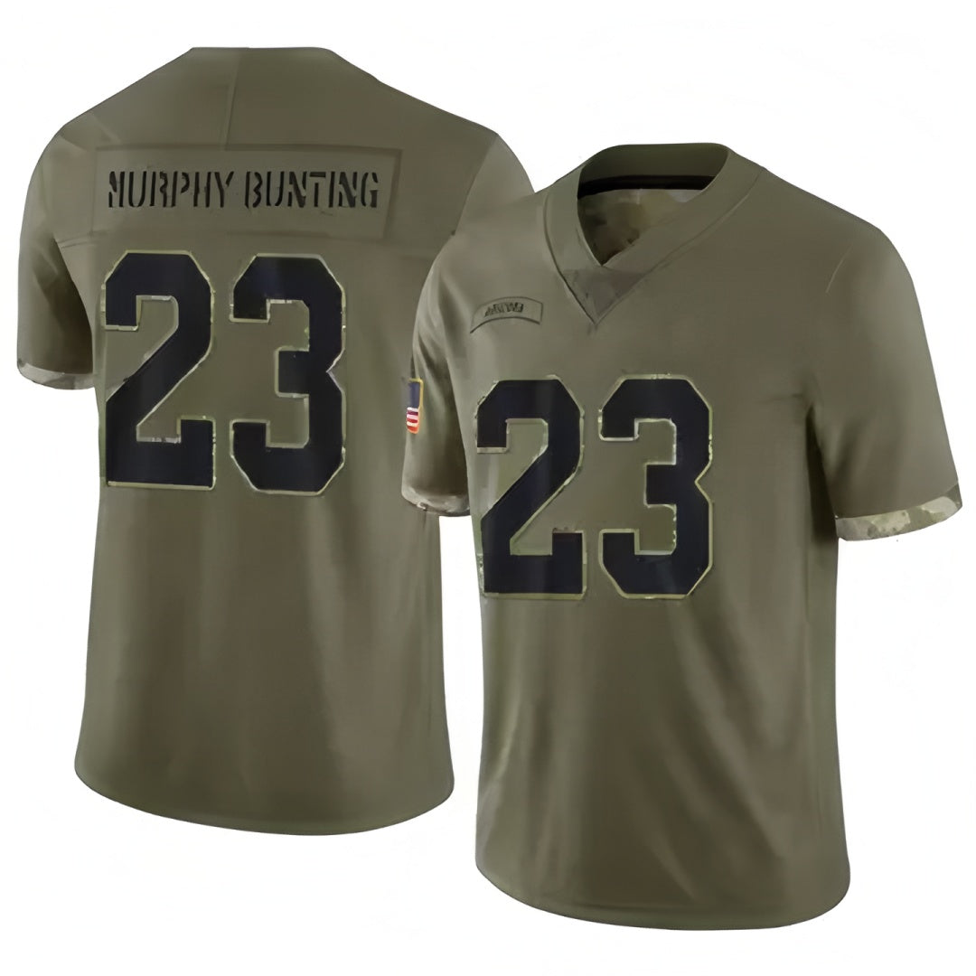 Elroe A.Cardinals #23 Sean Murphy-Bunting Player Olive Salute To Service Stitched Jerseys