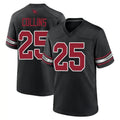Elroe A.Cardinals #25 Zaven Collins Player Black Game Home Stitched Jerseys