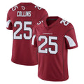 Elroe A.Cardinals #25 Zaven Collins Player Cardinal Vapor Limited Home Game  Stitched Jerseys
