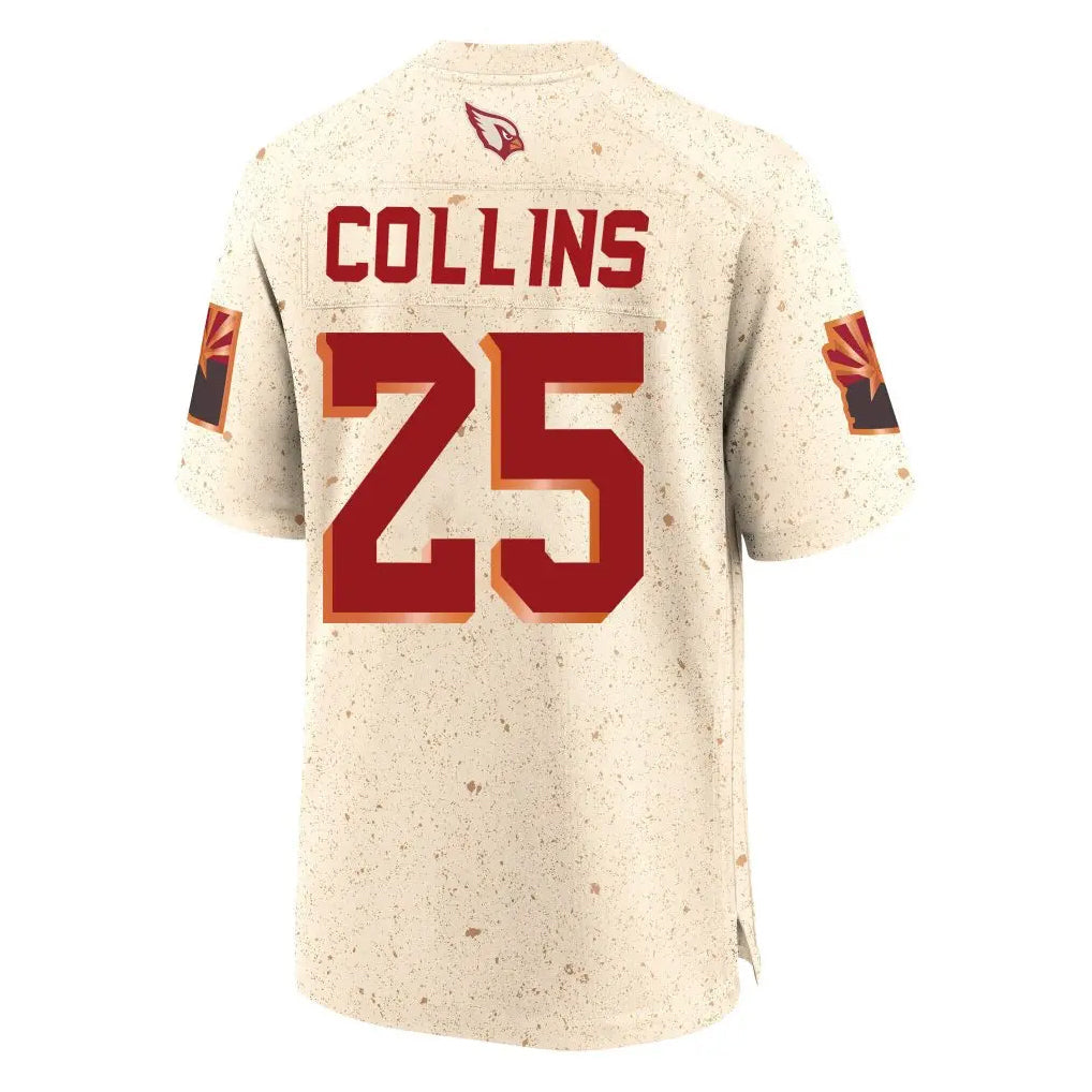 Elroe A.Cardinals #25 Zaven Collins Player Cream Rivalries Collection Game Stitched Jerseys