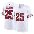 Elroe A.Cardinals #25 Zaven Collins Player White Home Game Stitched Jerseys