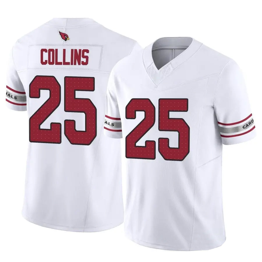 Elroe A.Cardinals #25 Zaven Collins Player White Limited Home Game Stitched Jerseys
