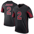 Elroe A.Cardinals #2 Will Johnson Player Black Color Rush Vapor Limited Untouchable Stitched Jerseys