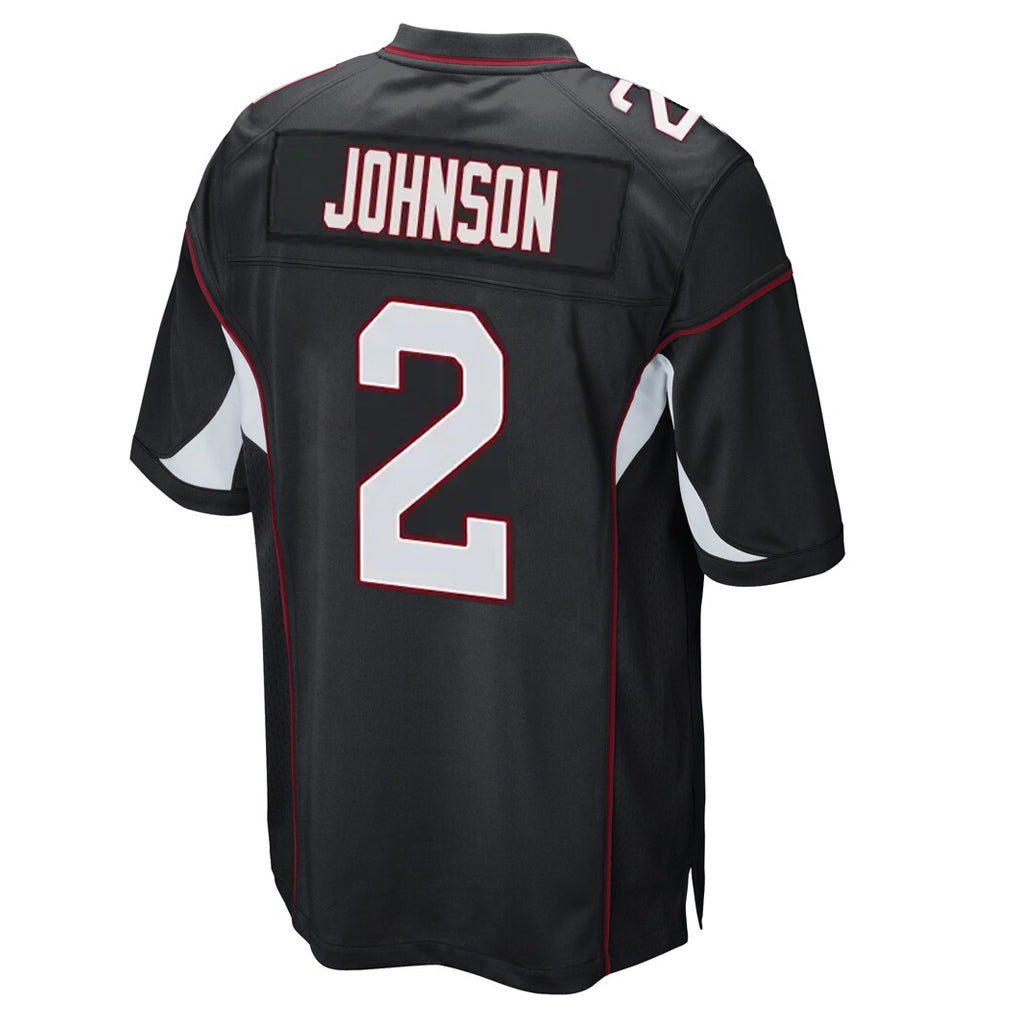 Elroe A.Cardinals #2 Will Johnson Player Black Home Game Stitched Jerseys
