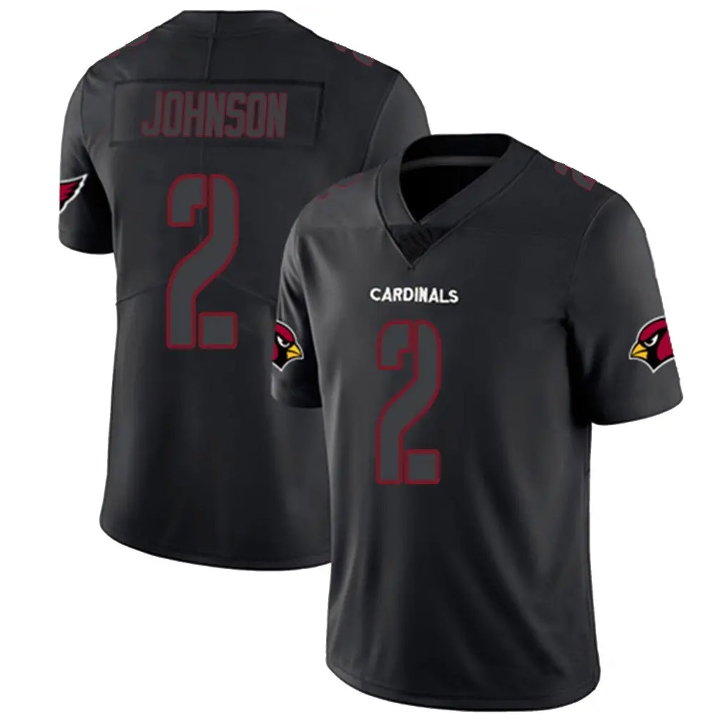 Elroe A.Cardinals #2 Will Johnson Player Black Impact Limited Home Game Stitched Jerseys