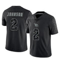 Elroe A.Cardinals #2 Will Johnson Player Black RFLCTV Limited Home Game Stitched Jerseys