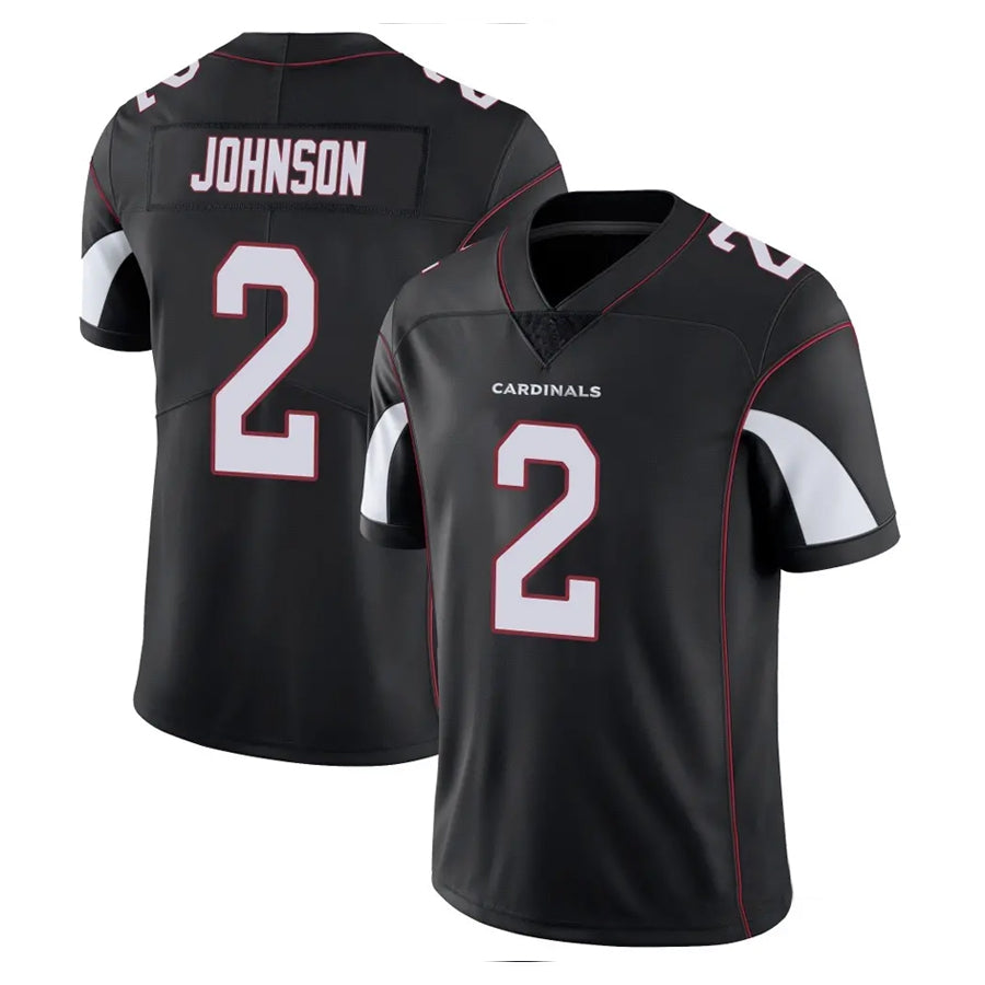 Elroe A.Cardinals #2 Will Johnson Player Black Vapor Limited Home Game Stitched Jerseys
