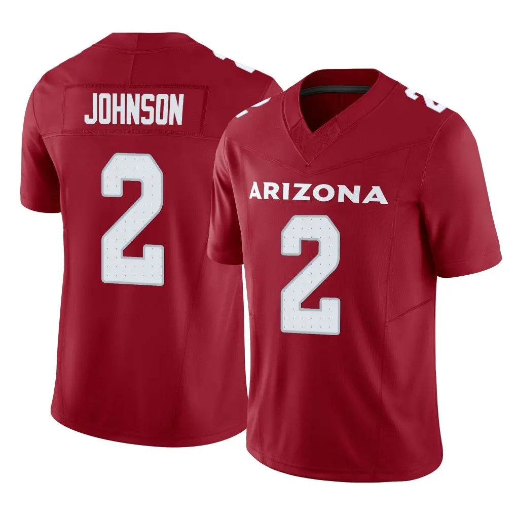 Elroe A.Cardinals #2 Will Johnson Player Cardinal Vapor F.U.S.E. Limited Home Game Stitched Jerseys