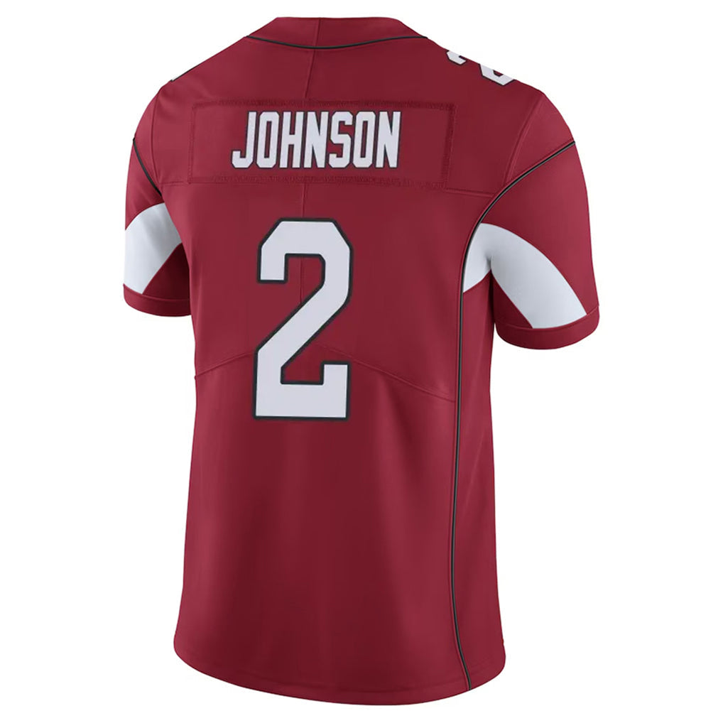 Elroe A.Cardinals #2 Will Johnson Player Cardinal Vapor Limited Home Game  Stitched Jerseys