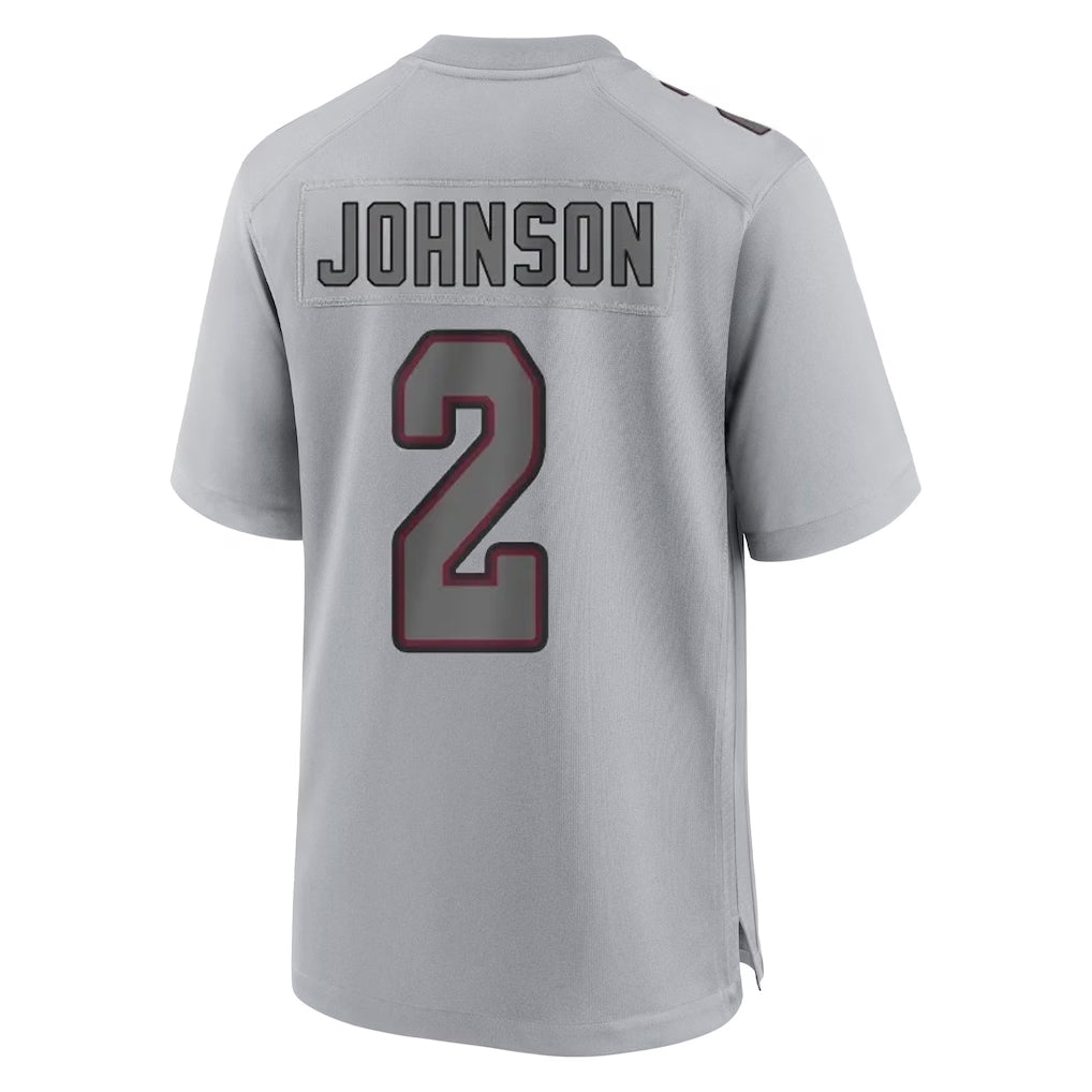 Elroe A.Cardinals #2 Will Johnson Player Gray Fashion Home Game Stitched Jerseys