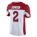 Elroe A.Cardinals #2 Will Johnson Player White Vapor Limited Home Game Stitched Jerseys