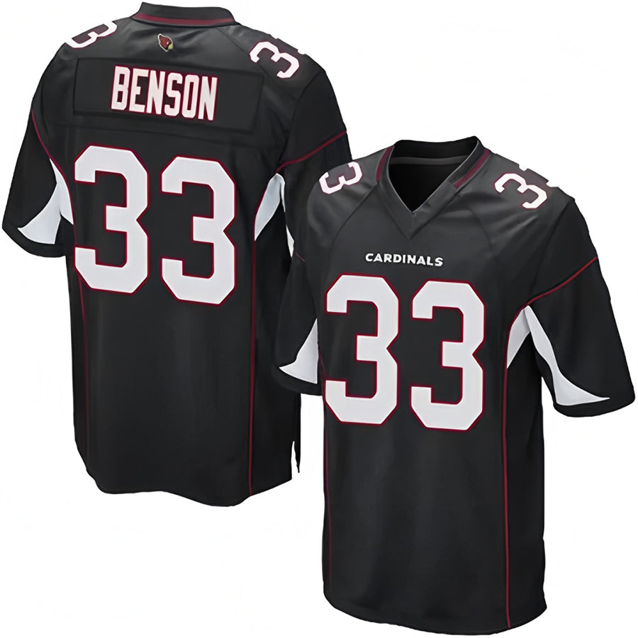 Elroe A.Cardinals #33 Trey Benson Player Black Alternate Game Stitched Jerseys