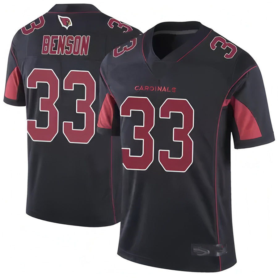 Elroe A.Cardinals #33 Trey Benson Player Black Vapor Limited Elite Stitched Jerseys