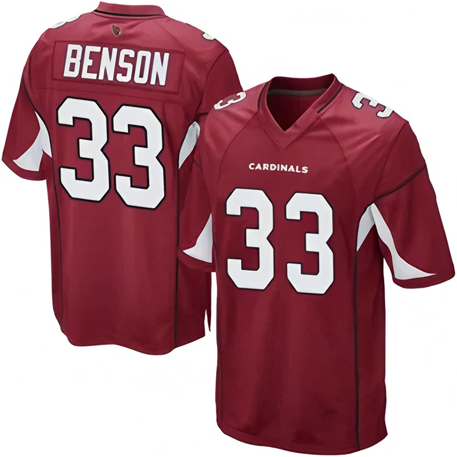 Elroe A.Cardinals #33 Trey Benson Player Game Stitched Stitched Jerseys