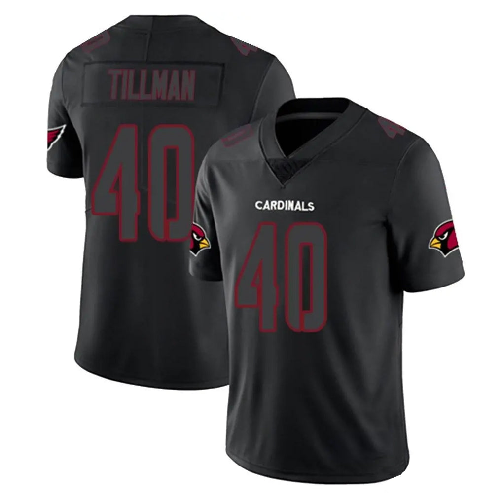 Elroe A.Cardinals #40 Pat Tillman Player Black Impact Limited Home Game Stitched Jerseys