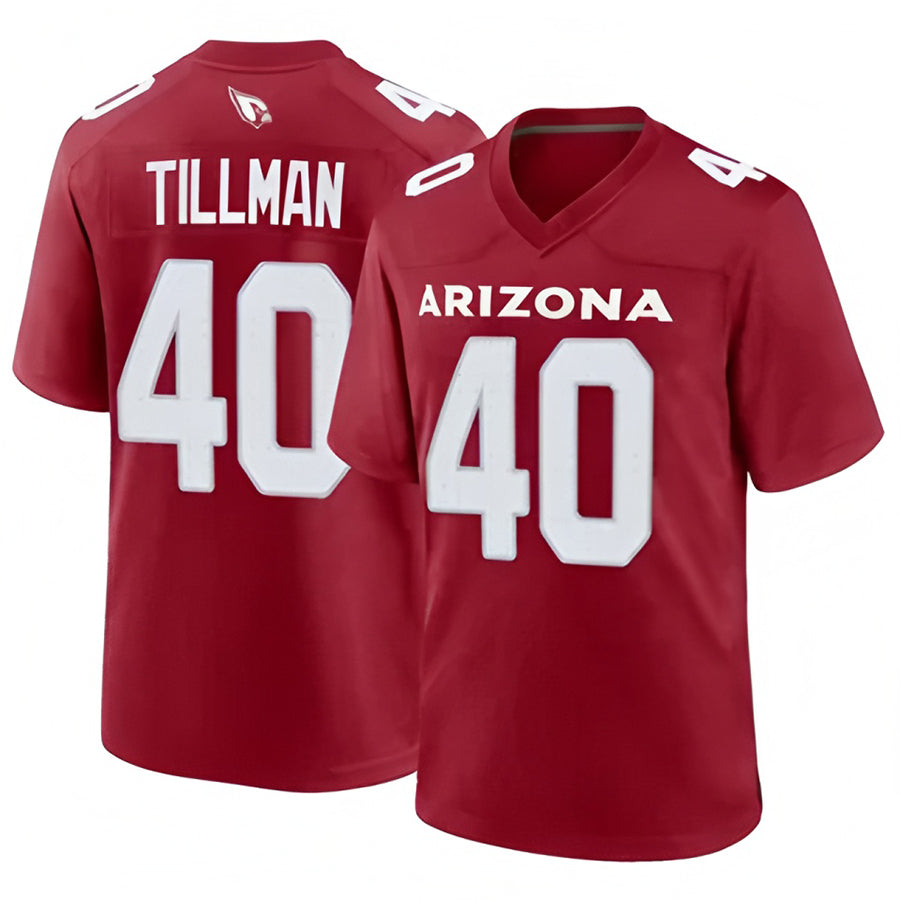 Elroe A.Cardinals #40 Pat Tillman Player Cardinal Game Home Stitched Jerseys