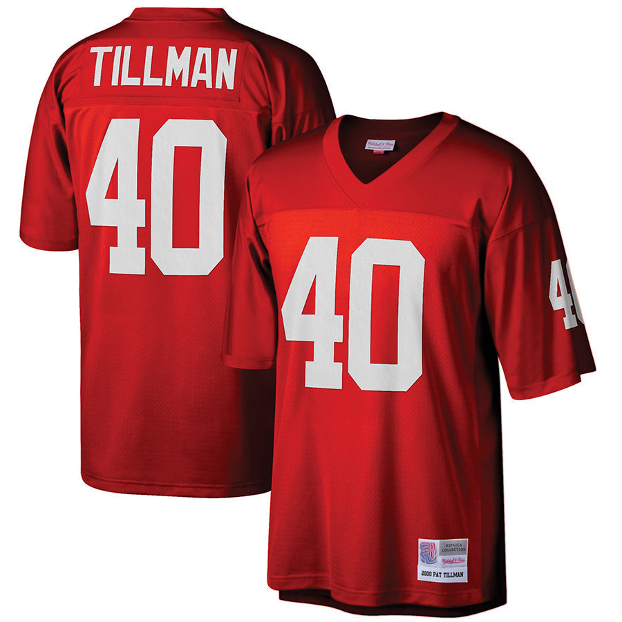 Elroe A.Cardinals #40 Pat Tillman Player Mitchell & Ness Cardinal Legacy Replica Stitched Jerseys