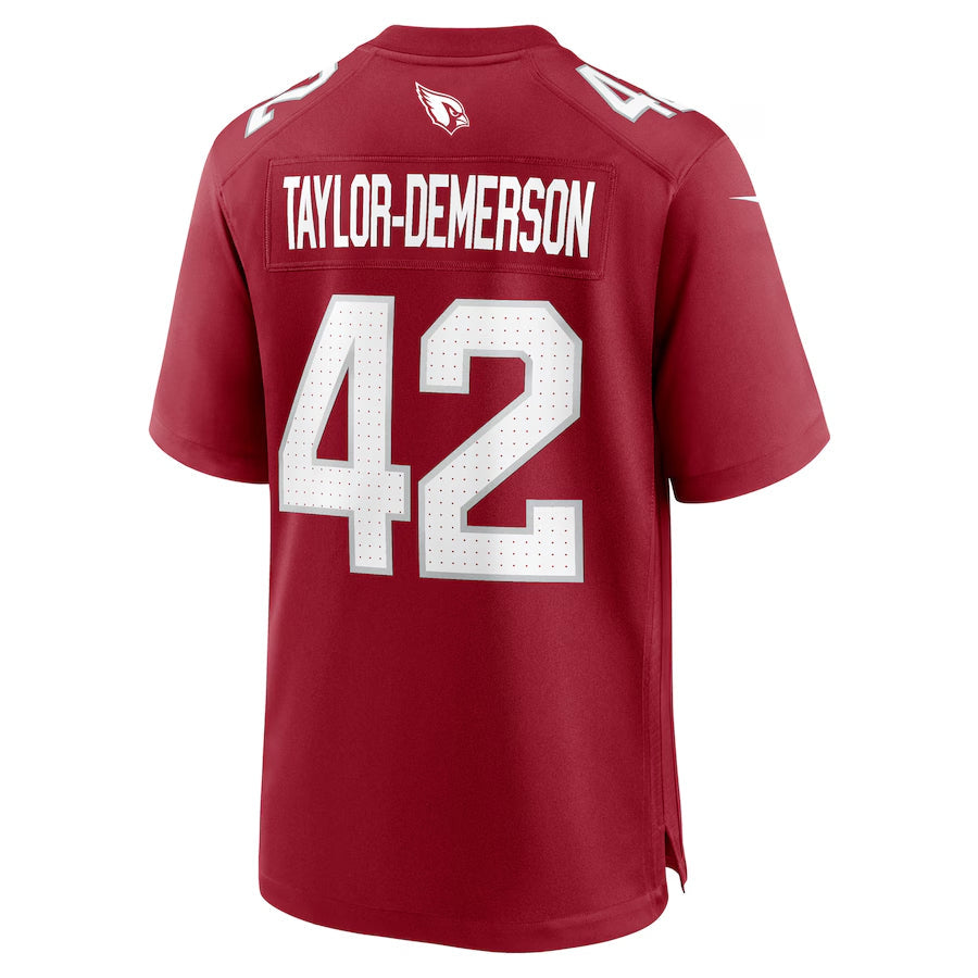 Elroe A.Cardinals #42 Dadrion Taylor-Demerson Player Cardinal Home Game Stitched Jerseys