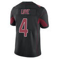 Elroe A.Cardinals #4 Jeremiyah Love Player Black Limited Elite Home Game Stitched Jerseys