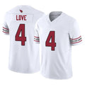 Elroe A.Cardinals #4 Jeremiyah Love Player White Vapor F.U.S.E. Limited Home Game Stitched Jerseys