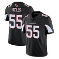 Elroe A.Cardinals #55 Dante Stills Player Black Vapor Limited Home Game Stitched Jerseys