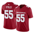 Elroe A.Cardinals #55 Dante Stills Player Cardinal Vapor F.U.S.E. Limited Home Game Stitched Jerseys