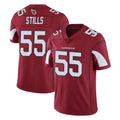 Elroe A.Cardinals #55 Dante Stills Player Cardinal Vapor Limited Home Game  Stitched Jerseys