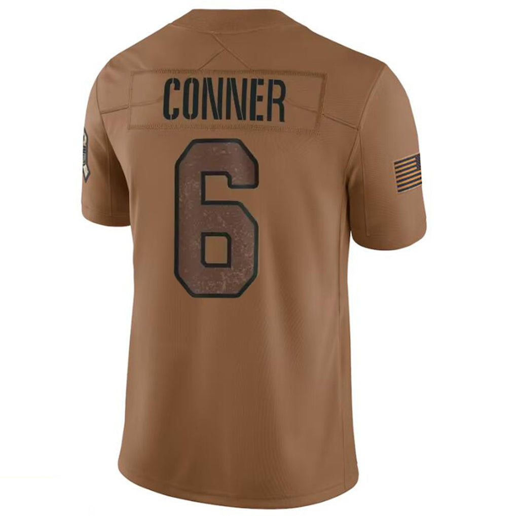 Elroe A.Cardinals #6 James Conner Player Brown Limited Salute To Service Game Stitched Jerseys
