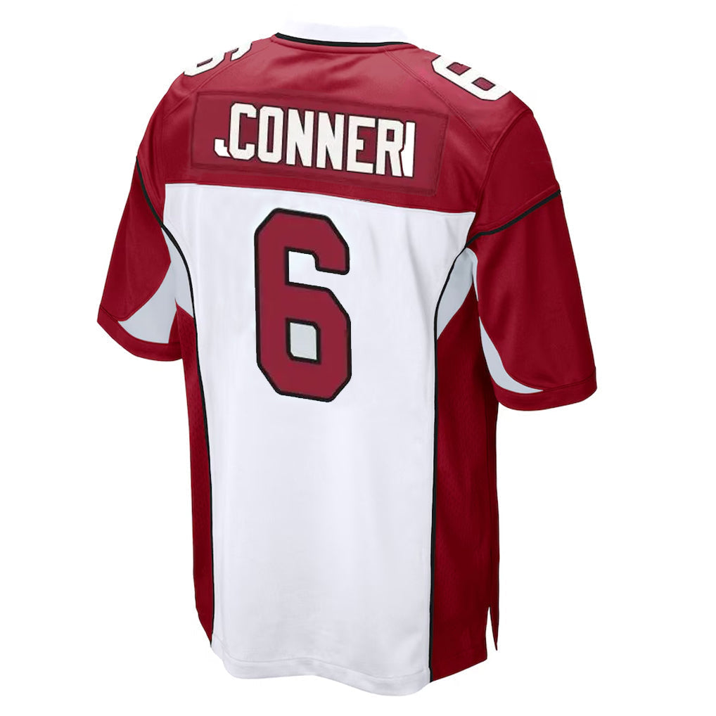 Elroe A.Cardinals #6 James Conner Player White Cardinal Home Game Stitched Jerseys