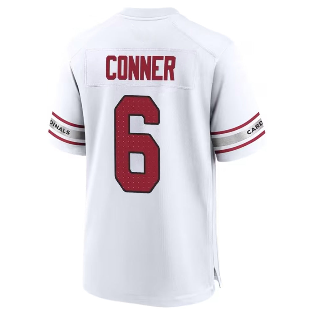Elroe A.Cardinals #6 James Conner Player White Home Game Stitched Jerseys