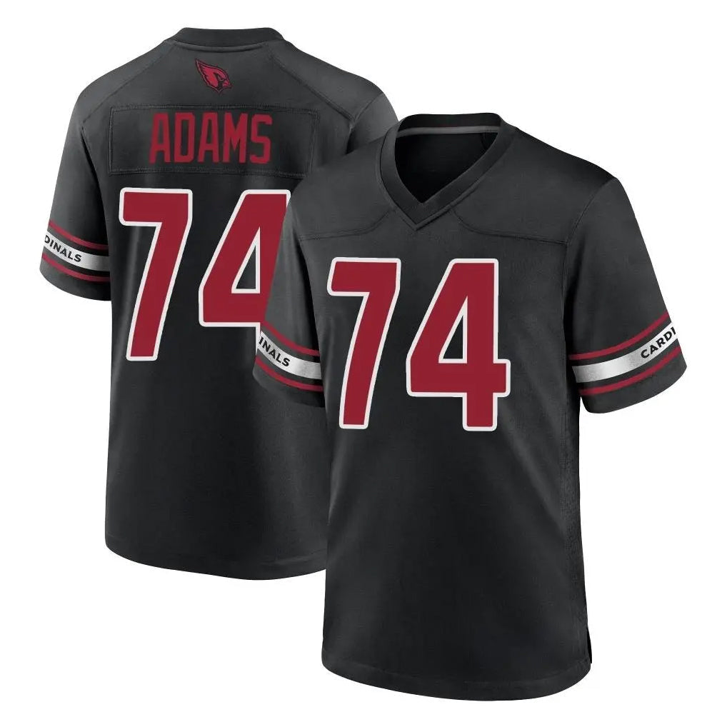Elroe A.Cardinals #74 Isaiah Adams Player Black Alternate Game Stitched Jerseys