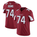 Elroe A.Cardinals #74 Isaiah Adams Player Cardinal Vapor Limited Home Game  Stitched Jerseys