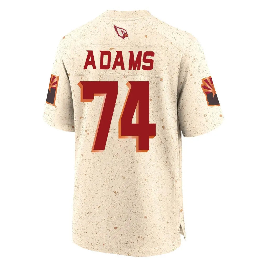 Elroe A.Cardinals #74 Isaiah Adams Player Cream Rivalries Collection Game Stitched Jerseys