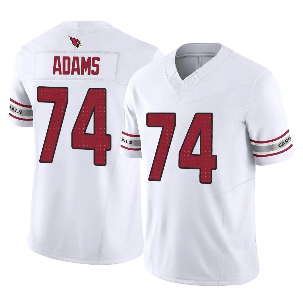 Elroe A.Cardinals #74 Isaiah Adams Player White Vapor F.U.S.E. Limited Home Game Stitched Jerseys