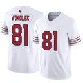 Elroe A.Cardinals #81 Travis Vokolek Player White Home Game Stitched Jerseys