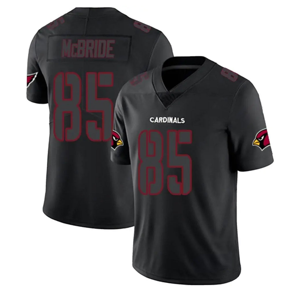 Elroe A.Cardinals #85 Trey McBride Player Black Impact Limited Home Game Stitched Jerseys