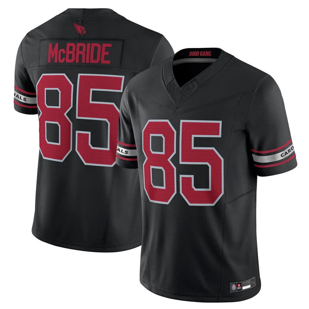 Elroe A.Cardinals #85 Trey McBride Player Black Vapor F.U.S.E. Limited Home Game Stitched Jerseys