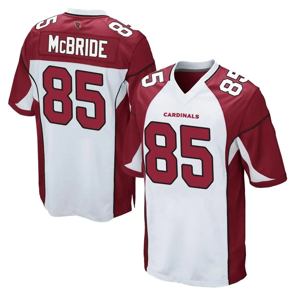 Elroe A.Cardinals #85 Trey McBride Player White Cardinal Home Game Stitched Jerseys