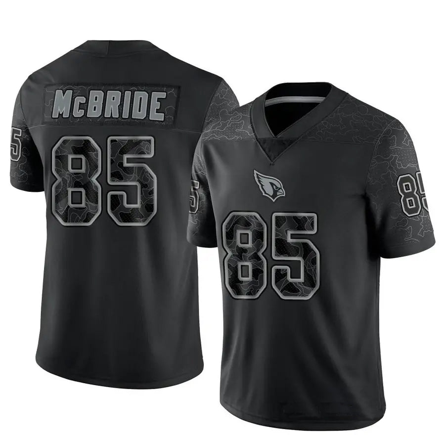 Elroe A.Cardinals #85 Trey McBride Player Black RFLCTV Limited Stitched Jerseys
