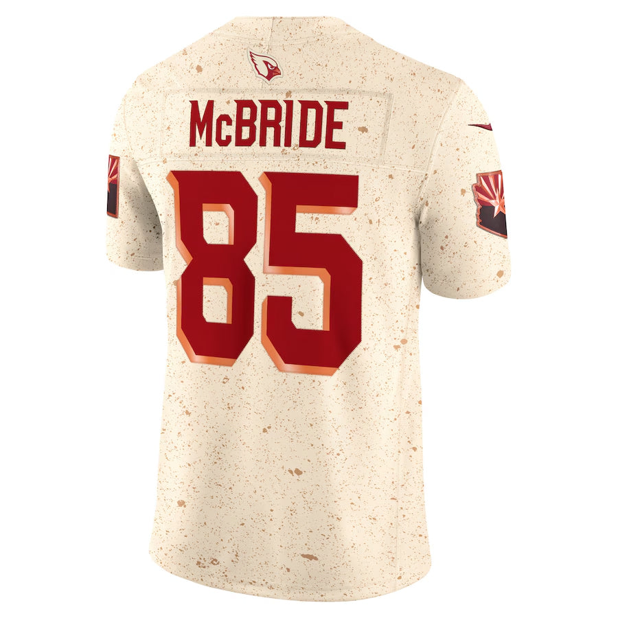 Elroe A.Cardinals #85 Trey McBride Player Rivalries Collection Vapor Limited Stitched Jerseys